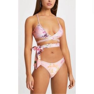 RIVER ISLAND 2 Piece Floral Bikini